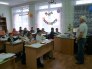 Председатель МО ДОСААФ Тамаров В.П. на уроке Мужества в 4 классе